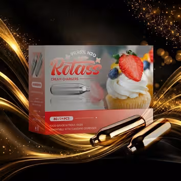 Rotass Cream Chargers 8G — N2O капсули food-grade